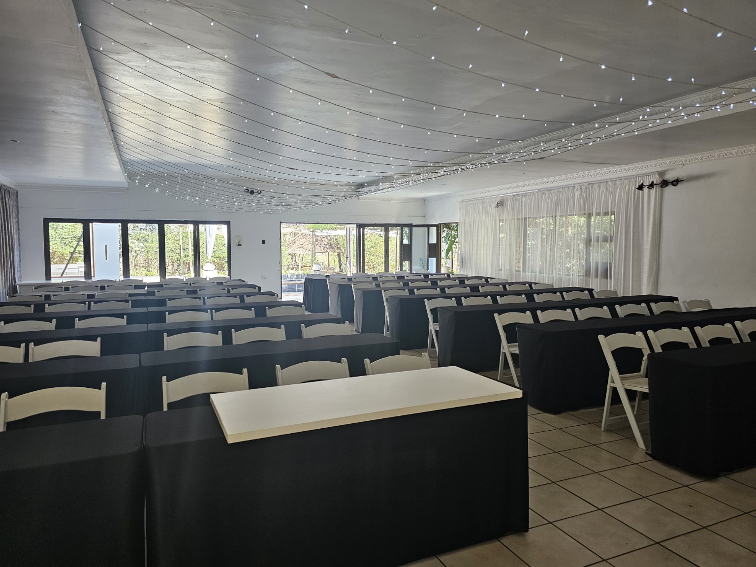 Conference room setup